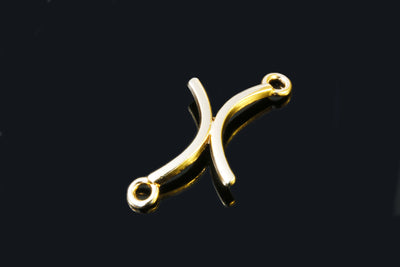 Verbinder, X-Form, 37 x 18,5 mm