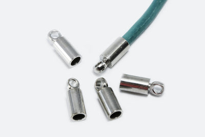 Endkappen für Bänder bis 2 mm, Edelstahl, 10 Stück
