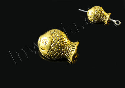 Metallperlen, Zwischenperlen, goldfarben