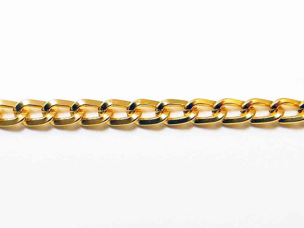 Metallkette Aluminium 5x7mm 1m Panzerkette Alukette Meterware Gliederkette, 1805