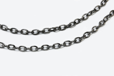 Ankerkette, 2x3/3x4mm, 1m, Meterware