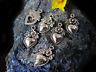 Herz mit Blume Anhänger 19x12mm 8 Stk. Bettelarmband Metallanhänger, A-18,3