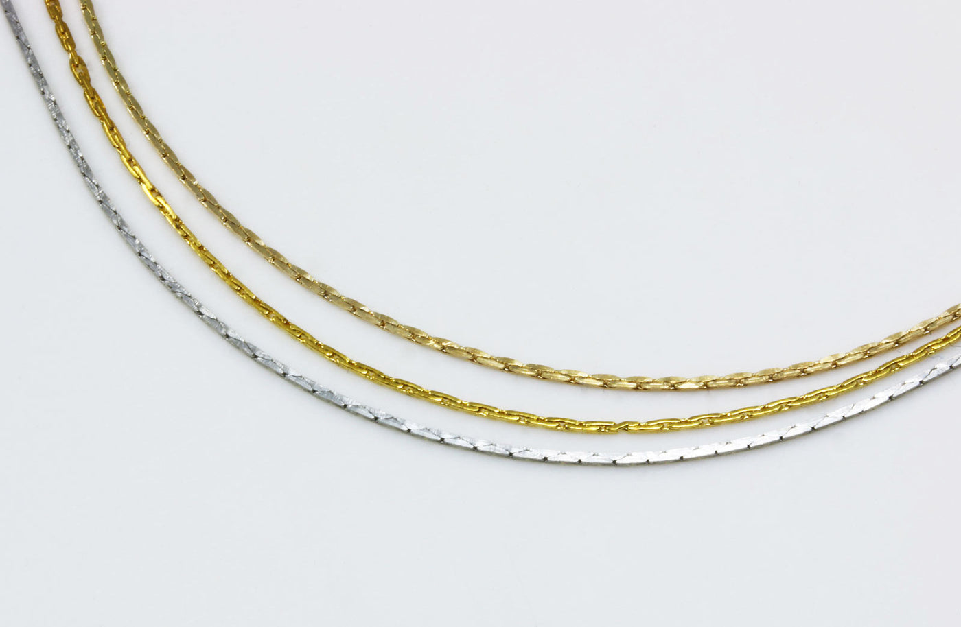 Schlangenkette, Ø 0,8 mm, Kupfer, Meterware