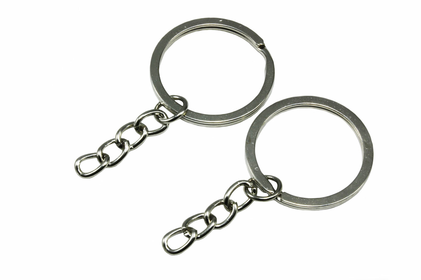 Schlüsselringe flach Ø 25/28/30 mm mit Kette Ketchen Schlüsselring