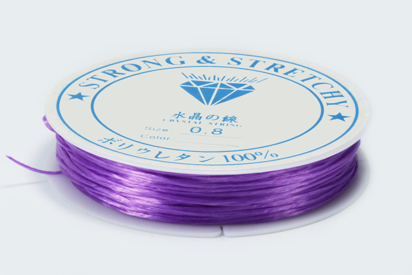 Gummifaden elastisch, 0,8 mm, 10 m, (0,15€/m)