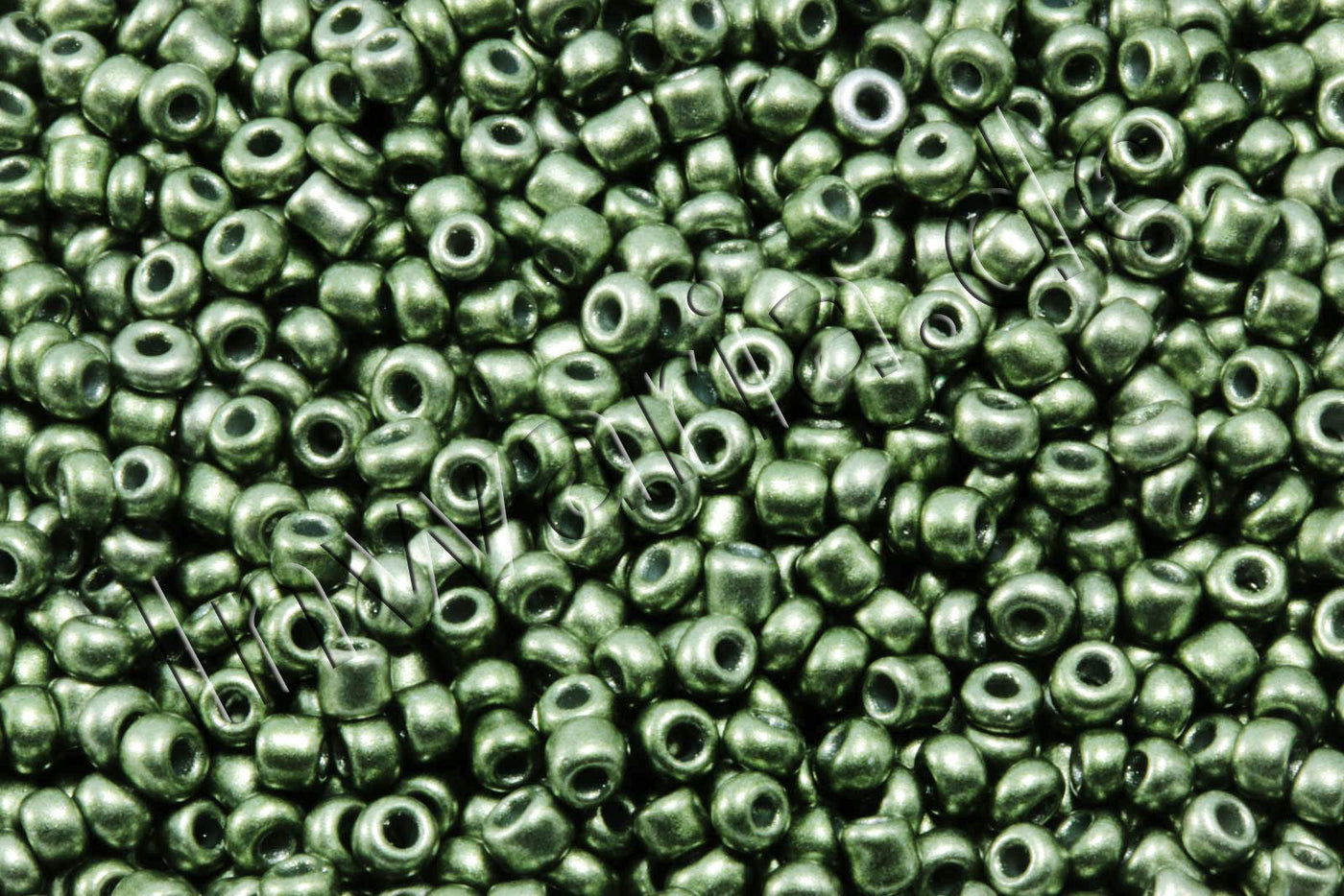 Rocailles metallic, matt, Ø 2/3/4mm, 20/100 g