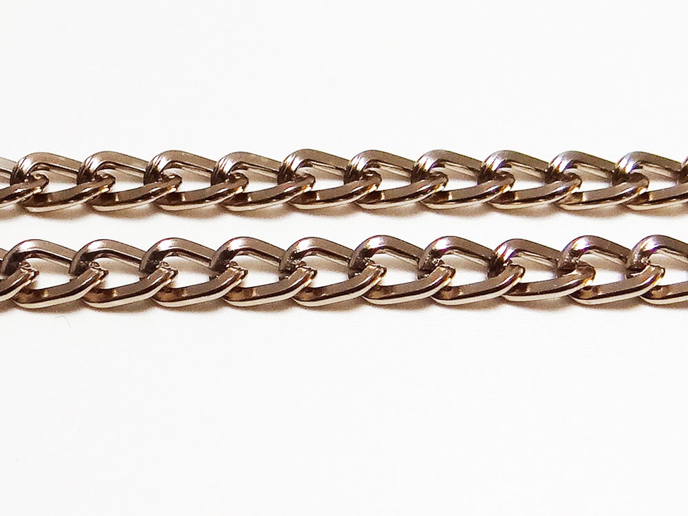 Metallkette Aluminium 5x7mm 1m Panzerkette Alukette Meterware Gliederkette, 1805