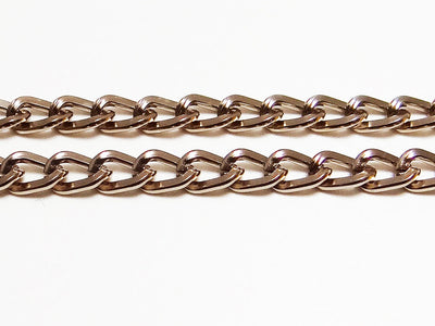 Metallkette Aluminium 5x7mm 1m Panzerkette Alukette Meterware Gliederkette, 1805