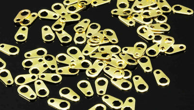 Kettenverbinder, 6 x 4 mm, goldfarben