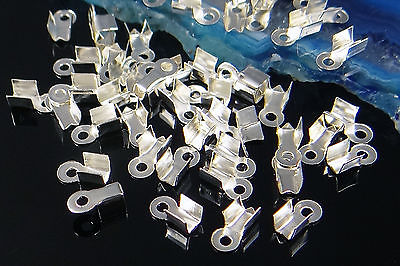Klemmbleche 50 Stk. Endteile 9x3,5 mm Verbinder Endstücke Klemme, S15