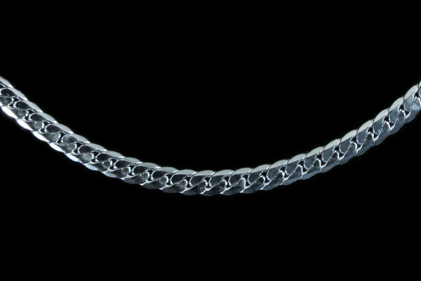 Schlangenkette, 50 cm, mit Verschluss, Edelstahl