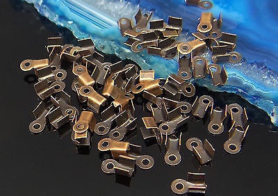 Klemmbleche 50 Stk. Endteile 9x3,5 mm Verbinder Endstücke Klemme, S15