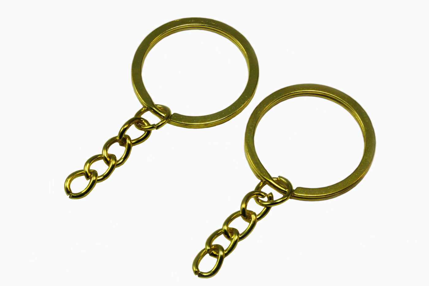 Schlüsselringe flach Ø 25/28/30 mm mit Kette Ketchen Schlüsselring