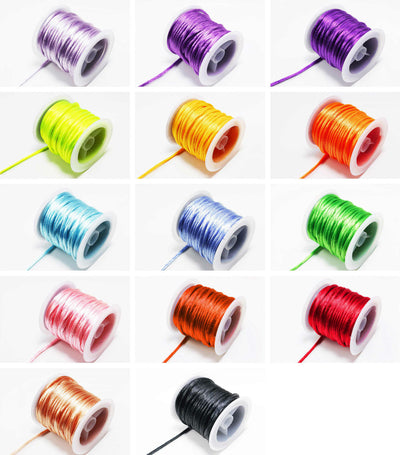 Satinkordel, Ø 2,5mm, 5m