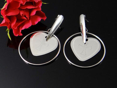 Edelstahl Ohrringe Ohrhänger Ohrschmuck Filigran Ohrstecker Schmetterlinge, neu