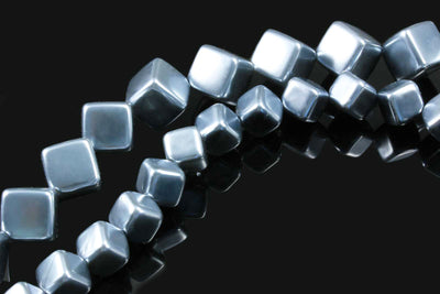 Wachsperlen Würfel, 10 x 10 mm, 10 Stück