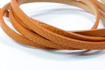 Kunstlederband flach, 5 mm, 120 cm