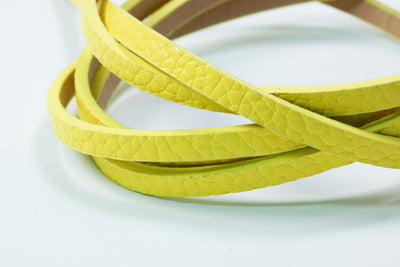 Kunstlederband flach, 5 mm, 120 cm