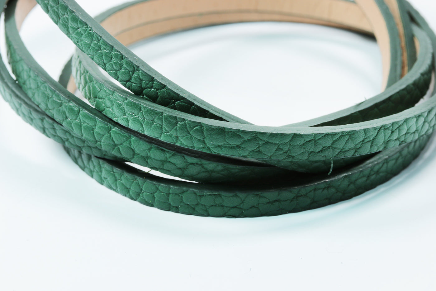 Kunstlederband flach, 5 mm, 120 cm