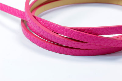 Kunstlederband flach, 5 mm, 120 cm