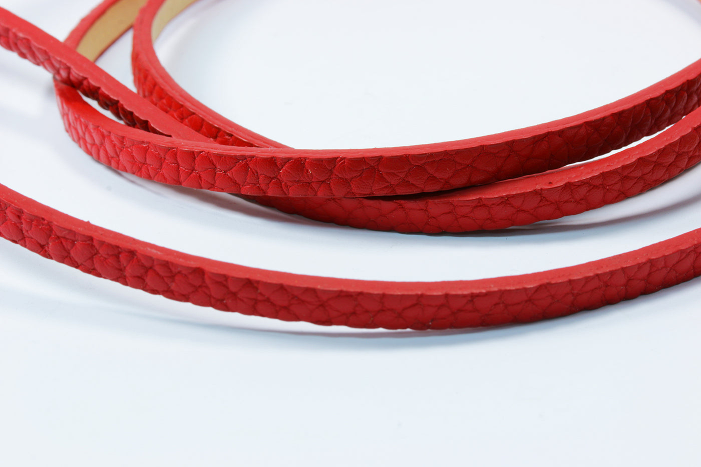 Kunstlederband flach, 5 mm, 120 cm