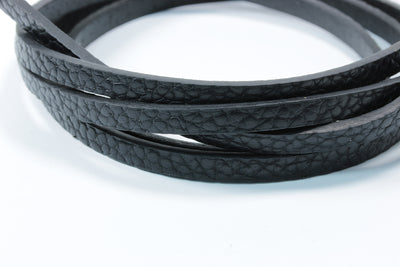 Kunstlederband flach, 5 mm, 120 cm