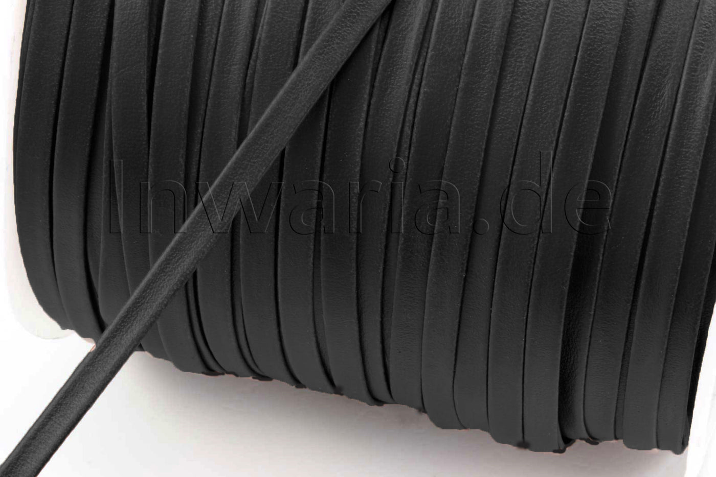 Kunstlederband flach, 4,5mm