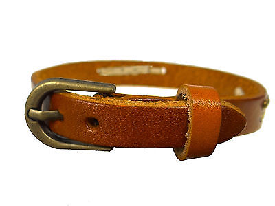 Lederarmband Herrenarmband 26 cm Schwarz Braun Gelb Echtes Leder Armband Biker