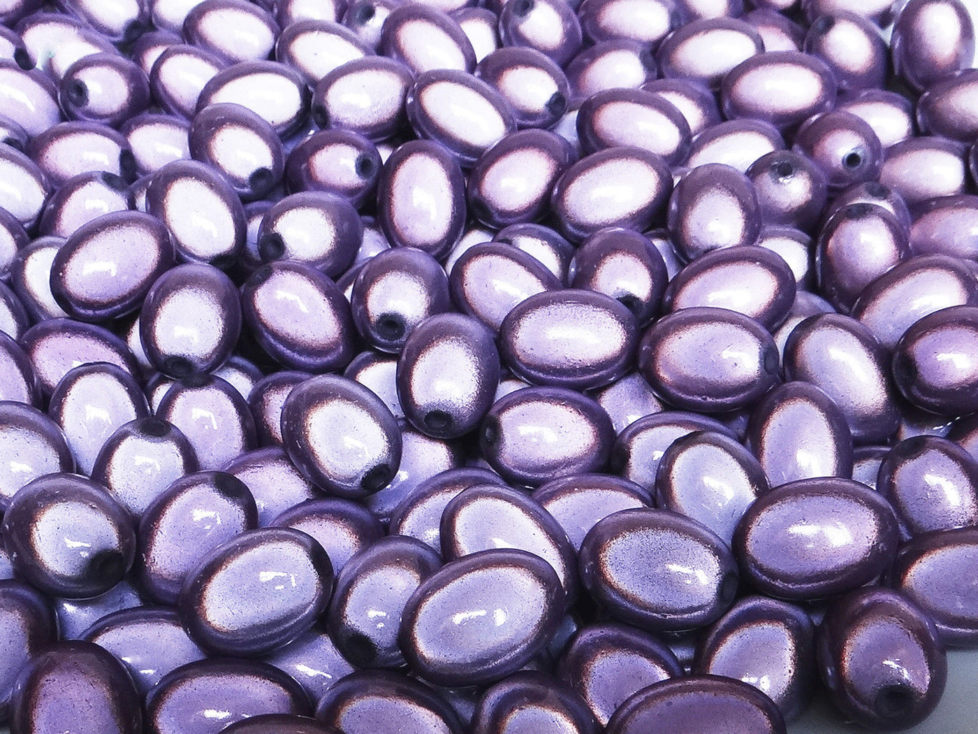 Miracle Perlen, Olive, 14 x 18 mm, 10 Stück