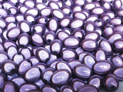 Miracle Perlen, Olive, 14 x 18 mm, 10 Stück