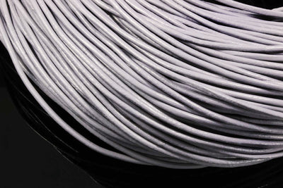 Lederband rund, Ø 1 mm, Echt Leder