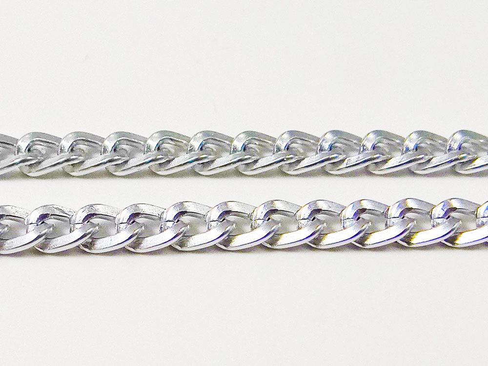 Metallkette Aluminium 5x7mm 1m Panzerkette Alukette Meterware Gliederkette, 1805