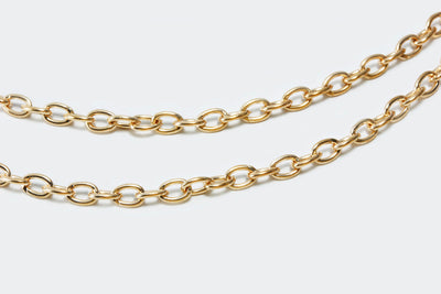 Ankerkette, 2x3/3x4mm, 1m, Meterware