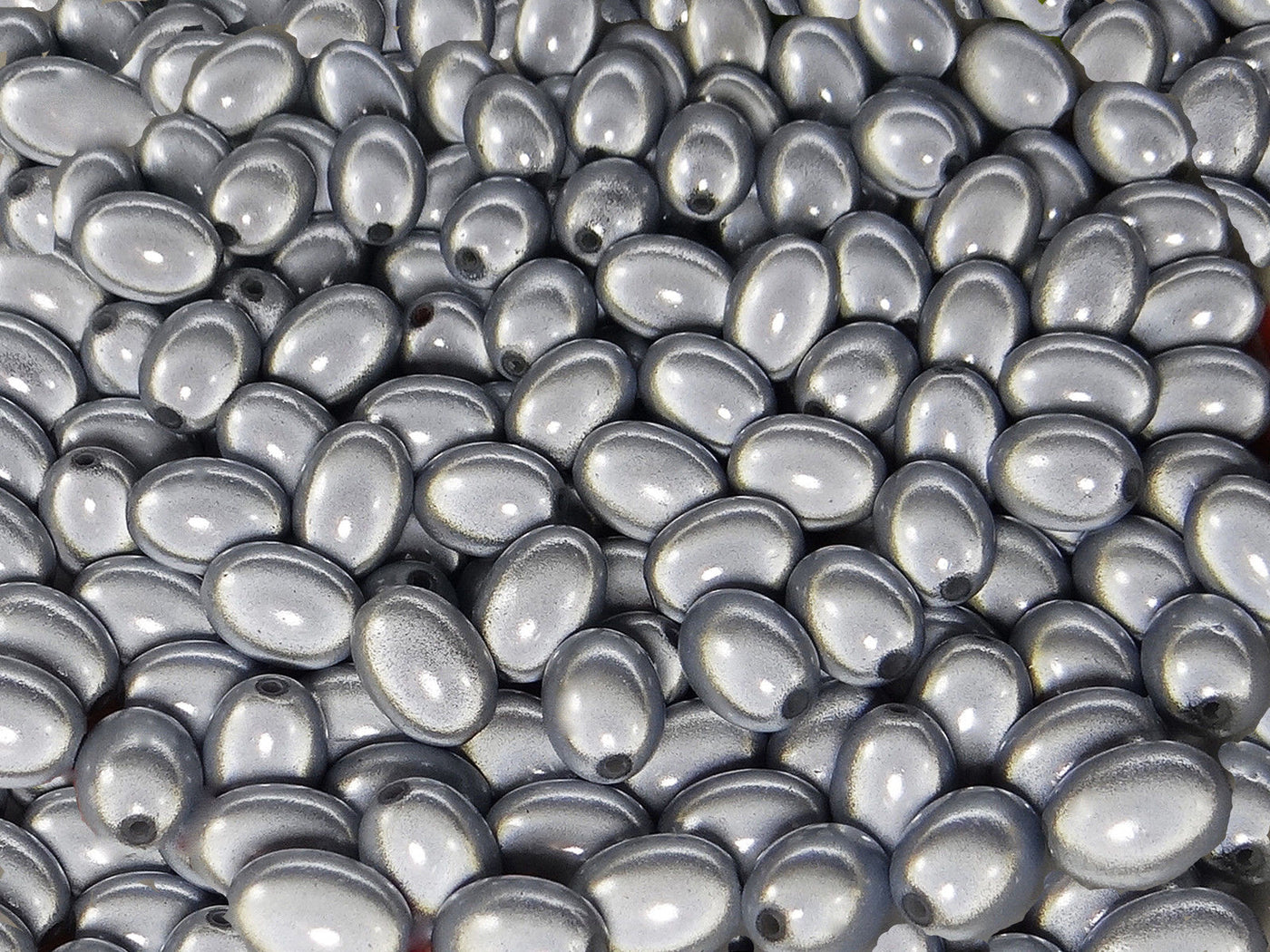 Miracle Perlen, Olive, 14 x 18 mm, 10 Stück
