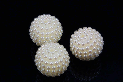 Kunststoffperlen Brombeere, Ø 10 mm, Kugel