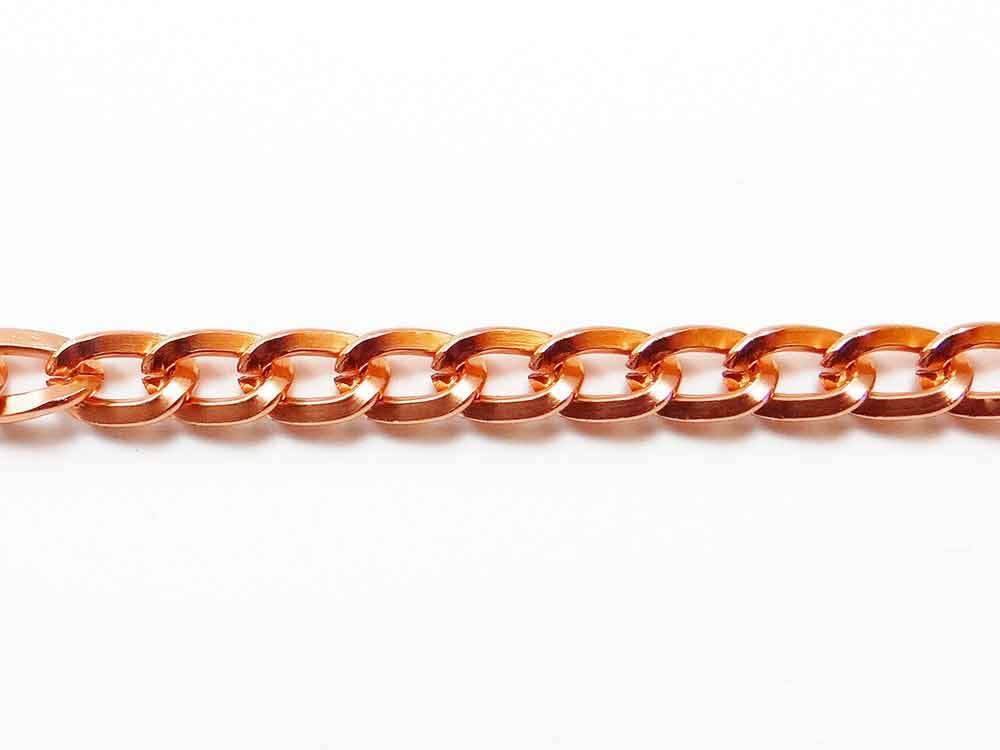 Metallkette Aluminium 5x7mm 1m Panzerkette Alukette Meterware Gliederkette, 1805