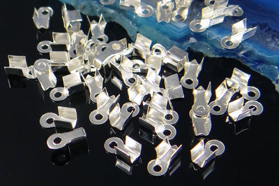 Klemmbleche 50 Stk. Endteile 9x3,5 mm Verbinder Endstücke Klemme, S15