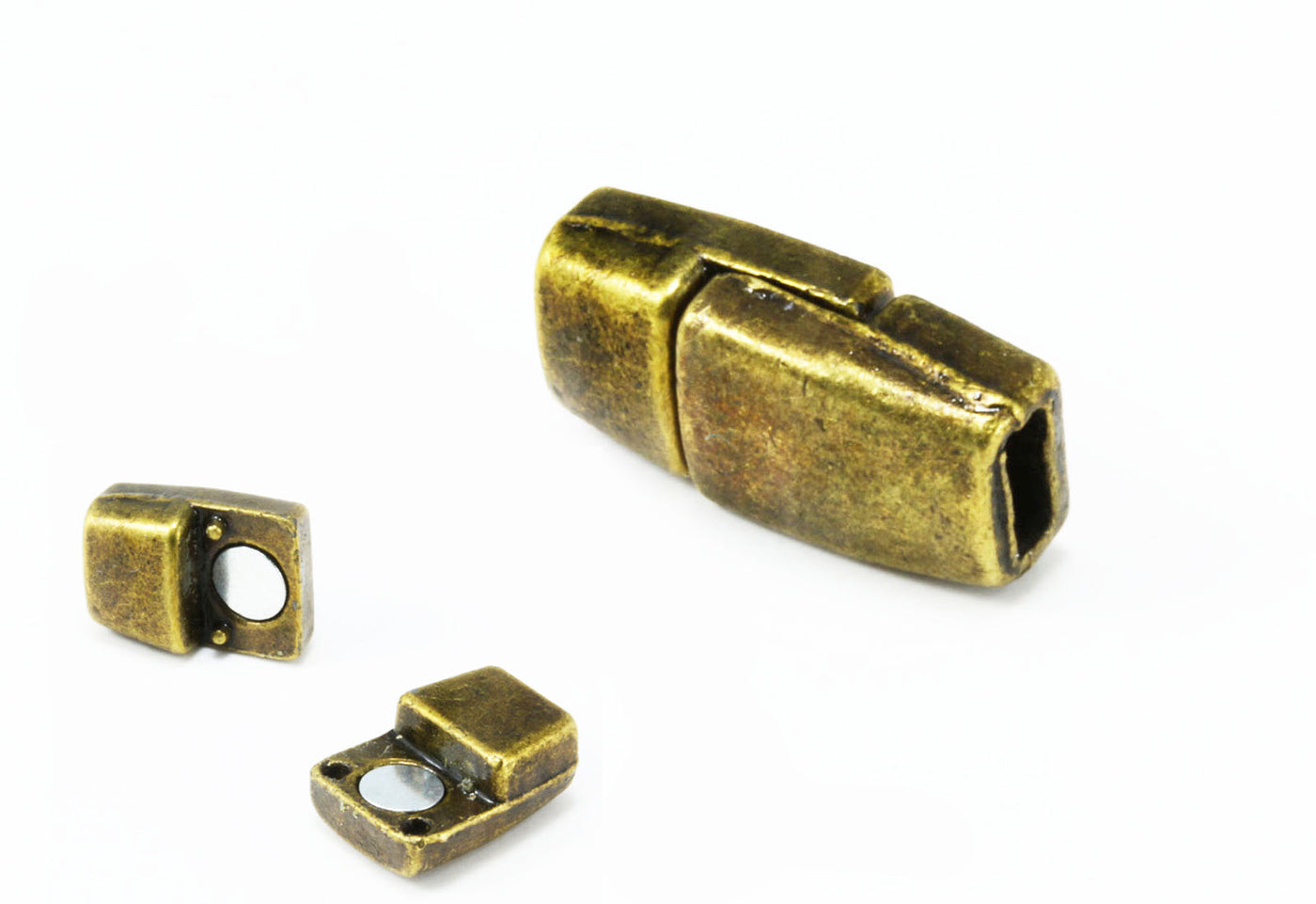 Magnetverschluss für flache Bänder, 17 x 8 mm