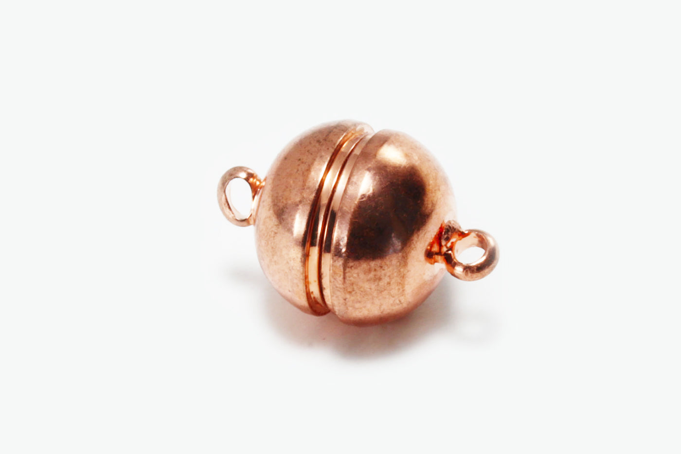 Magnetverschluss mit Ösen, 15 x 10 mm, rosa