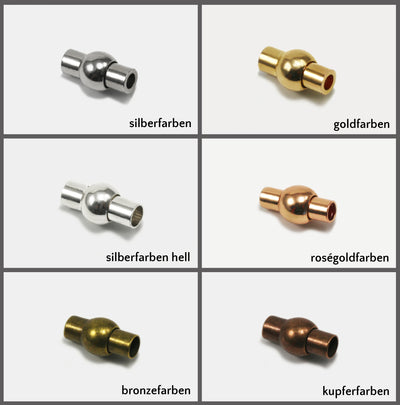 Magnetverschluss zum Einkleben, Innendurchmesser 5 mm