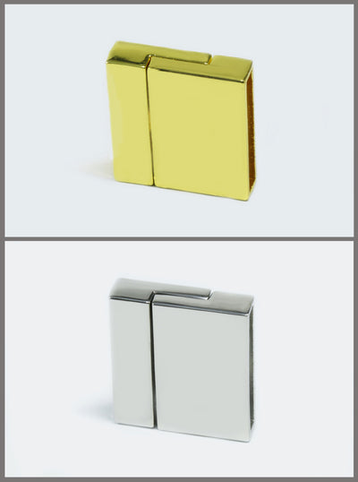 Magnetverschluss für flache Bänder, 23 x 21 mm