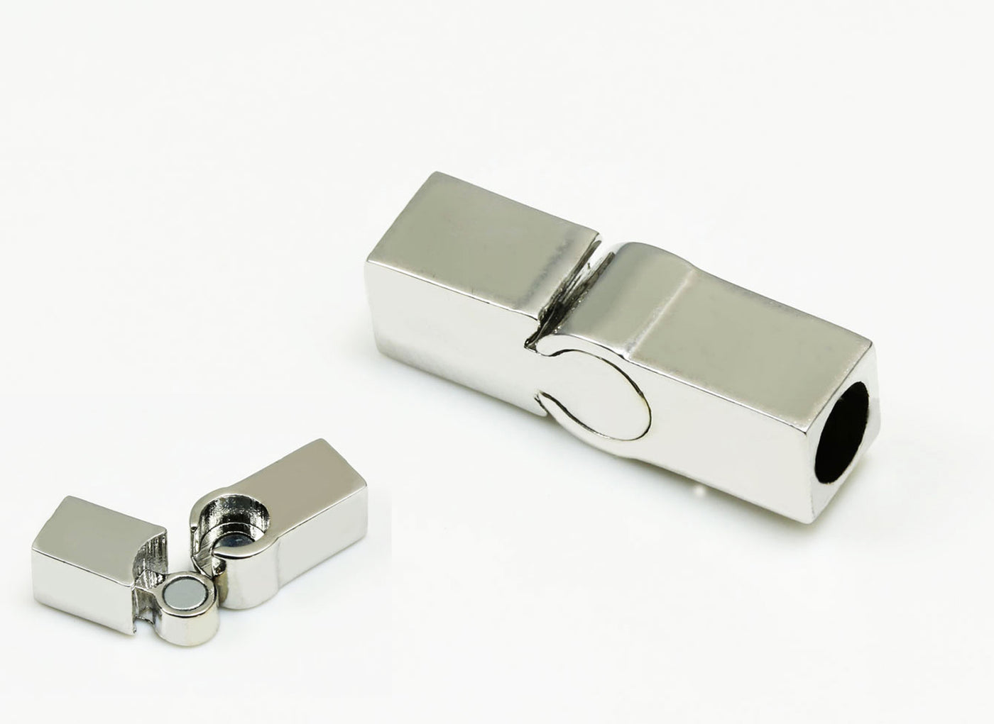 Magnetverschluss zum Einkleben, Innendurchmesser 4 mm