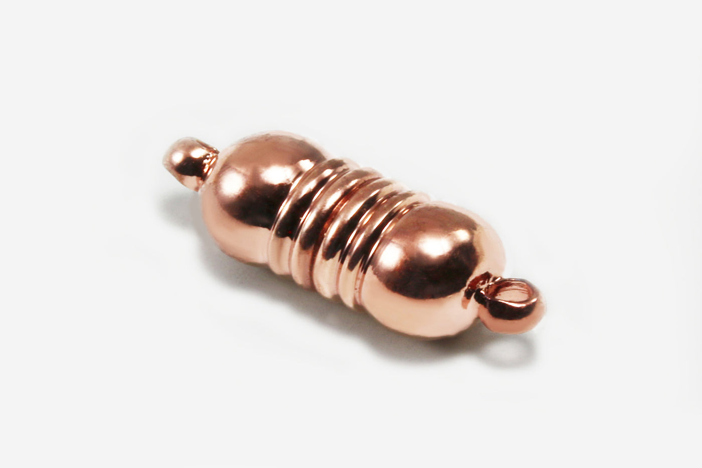 Magnetverschluss mit Ösen, 6 x 17 mm, rosa
