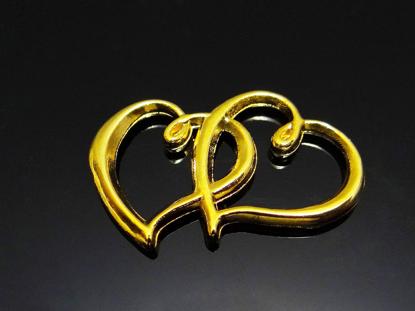Verbinder Herz, 31 mm, 2 Stück