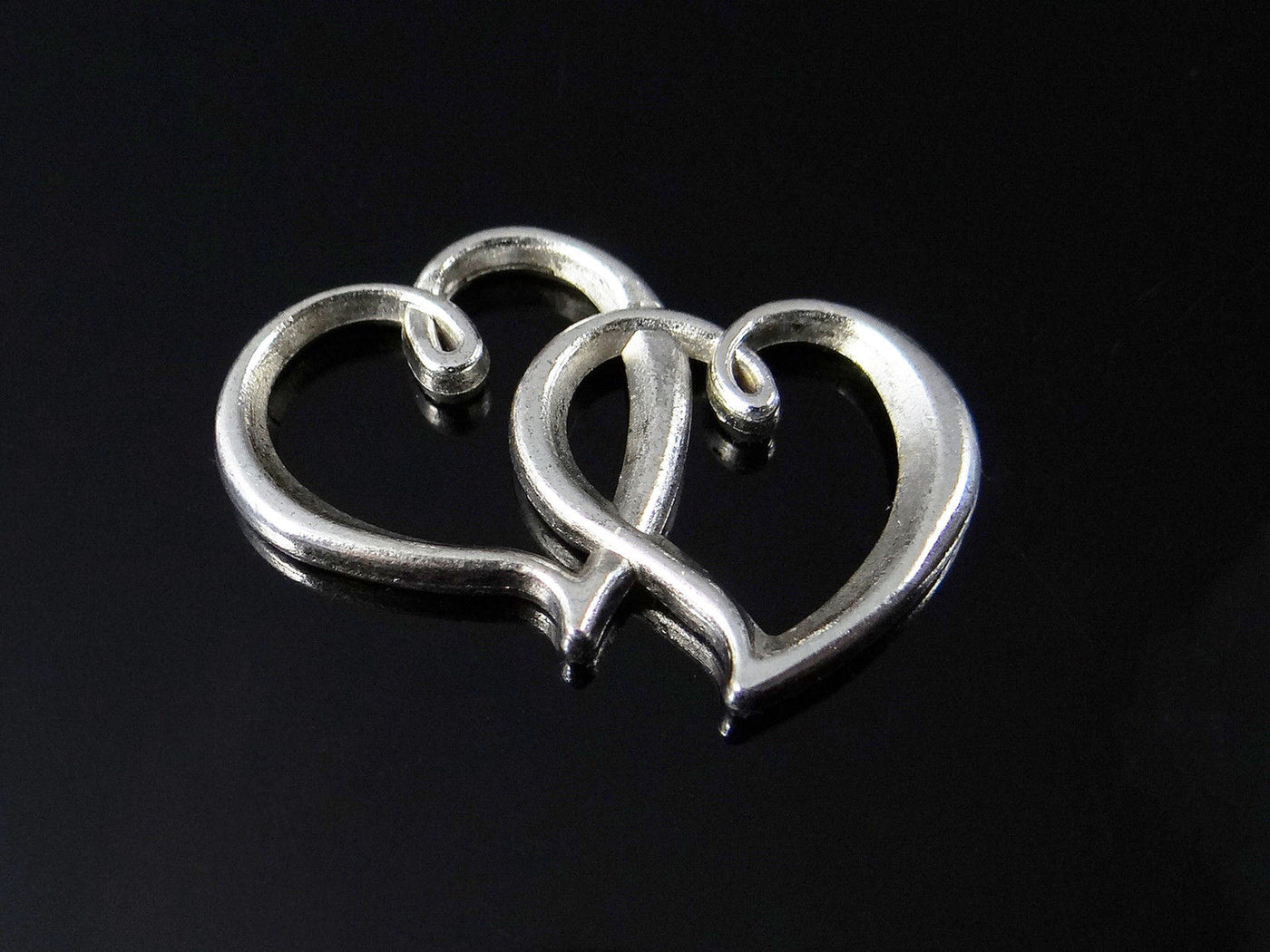 Verbinder Herz, 31 mm, 2 Stück
