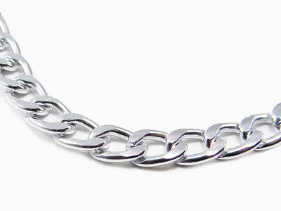 Panzerkette, 9 x 13 mm, 1 m, Aluminium, Meterware