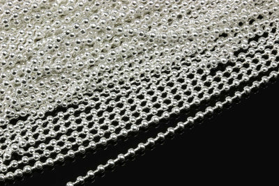 Kugelkette, Ø 2,4 mm, 1 m, Meterware