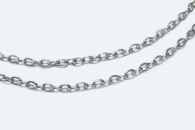Ankerkette, 2x3/3x4mm, 1m, Meterware