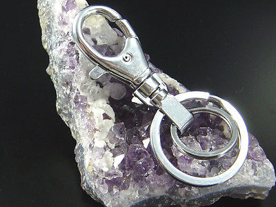 Karabiner mit Schlüsselring, 76 mm