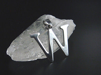 Anhänger Buchstabe von A bis Z, Edelstahl, Höhe 25 mm